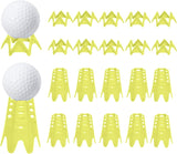 Tees de golfe de plástico, 20 Tees de simulador de golfe para casa, Tees de golfe para ambientes internos e externos, treinamento prático, Tees de tapete de golfe para grama de inverno e campo de golfe, pacote com 10 altos e 10 pequenos 