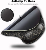 Mouse pad ergonômico com apoio de pulso, mouse pads fofos com base de borracha antiderrapante para trabalho em casa, escritório, estudo, digitação fácil e alívio da dor 