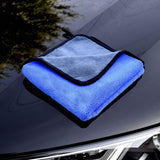 SISXSO Microfiber Towels for Cars 3 Pieces 500 GSM polishing Cleaning Home, car and Motorbike - 12 x 12 Inches (30x30cm)