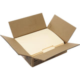 SISXSO Pendaflex File Folders, Letter Size, 8-1/2" x 11", Classic Manila, 1/3-Cut Tabs in Left, Right, Center Positions,  Per Box