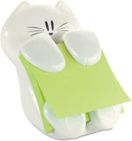 Dispensador de notas pop-up, design de gato, 3x3 pol, 1 dispensador/pacote 