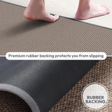 SISXSO Kitchen Mats for Floor,Kitchen Rug, Nonskid, Washable,Absorbent Kitchen Runner Rug for in Front of Sink,Entryway,Rubber Backing Indoor Door Mat,Farmhouse Style Standing Mat,17.3"x28"