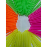 SISXSO 250 count Plastic Disposable Plastic Drinking Straws