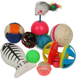 SISXSO 20 Pcs Talk Cat Toys Variety Pack for Kitty