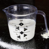 SISXSO Select Plastic Measuring Cup, 1 Cup Capacity, Clear