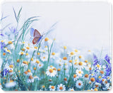 Mouse Pad com base de borracha antiderrapante, borda costurada, textura premium, mouse pad para jogos à prova d'água para mouse sem fio, computadores, laptop, escritório, 10,2 x 8,3 pol. 