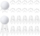 Tees de golfe de plástico, 20 Tees de simulador de golfe para casa, Tees de golfe para ambientes internos e externos, treinamento prático, Tees de tapete de golfe para grama de inverno e campo de golfe, pacote com 10 altos e 10 pequenos 