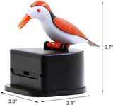 Dispensador de palitos de dente para passarinhos, dispensador criativo de palitos de dente para passarinhos, porta-palitos. (preto) 