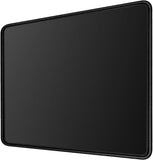 Mouse Pad Preto 11 x 8 3/4 x 1/8 pol. Mouse Pad Básico Grande com Bordas Costuradas e Base de Borracha Antiderrapante, À Prova D'Água 
