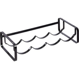 SISXSO Tabletop Stackable Wine Rack, Black