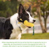 SISXSO Dog Chew Toys for Aggressive Chewers, Indestructible Tough Durable Squeaky Interactive Dog Toys, Puppy Teeth Chew Corn Stick Toy for Small Meduium Large Breed