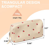 Estojo de Lápis Estojo de Lápis de Estudante Bolsa de Maquiagem Veludo Cotelê Bolsas de Cosméticos Mulheres Meninas Bolsa de Maquiagem 