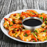 SISXSO 8 Pack 3.2inch Stainless Steel Sauce Dishes Mini Individual Saucers Bowl Round Seasoning Dishes Sushi Dipping Bowl Appetizer Plates, Sliver