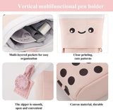 SISXSO Cute Standing Pencil Case for s, Pop Up Pencil Box Makeup Pouch, Stand UP Christmas Gift